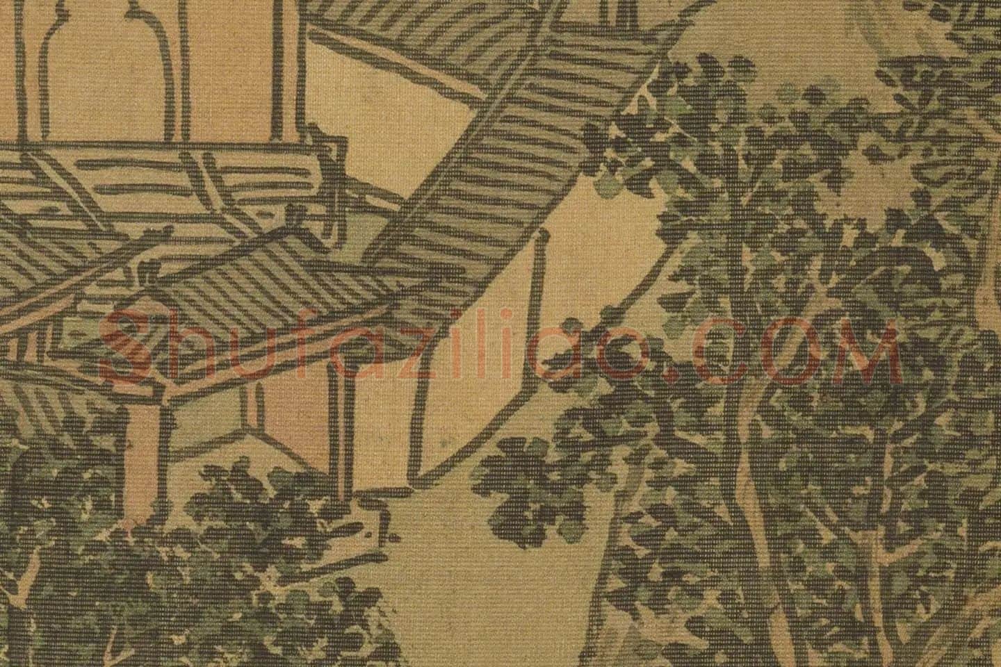 沈周山水《两江名胜图册》高清大图局部 (20)
