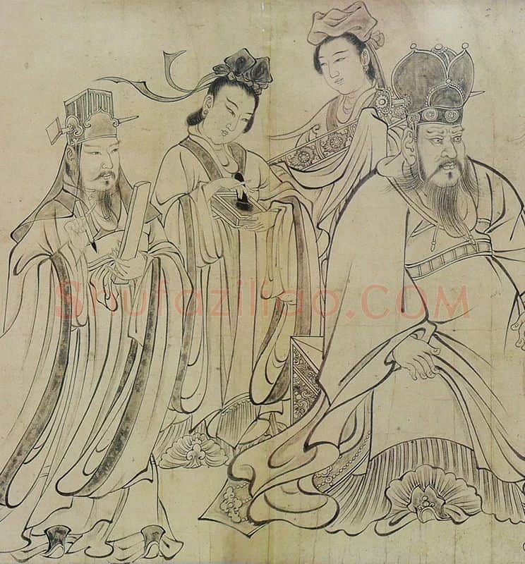 吴道子送子天王图_07