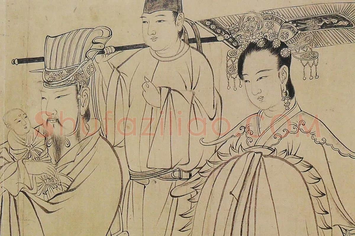 吴道子《天王送子图》高清大图局部 (8)