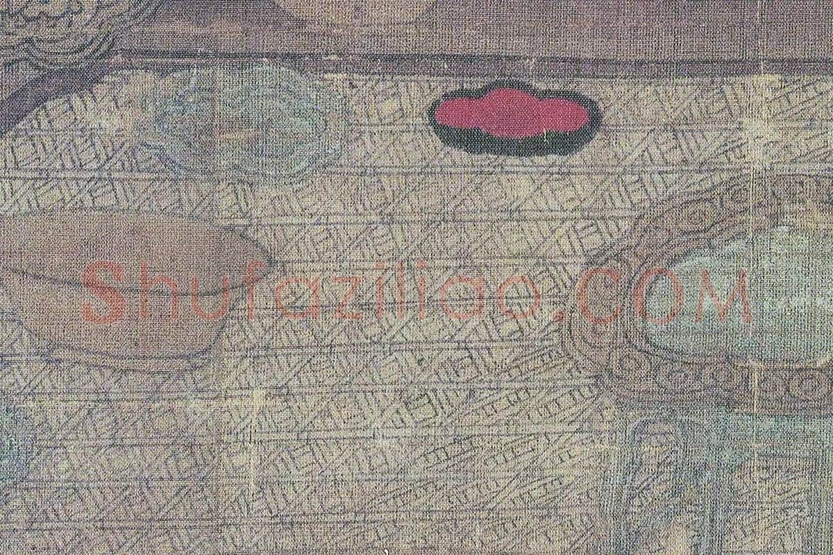 唐代仕女人物画《唐人宫乐图》高清大图局部 (12)