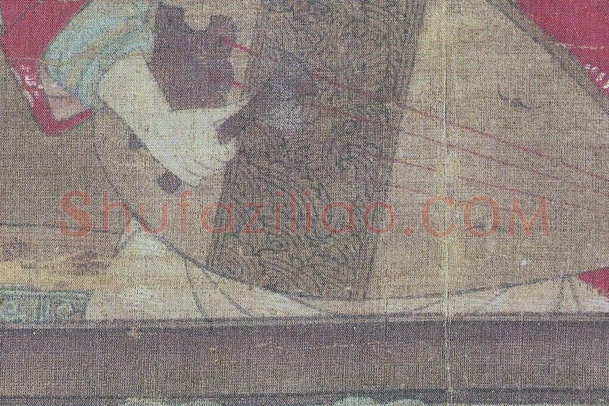 唐代仕女人物画《唐人宫乐图》高清大图局部 (14)