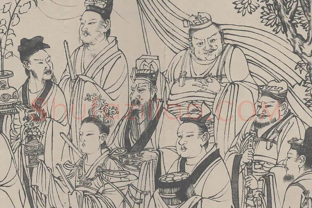 八十七神仙卷高清大图局部 (2)
