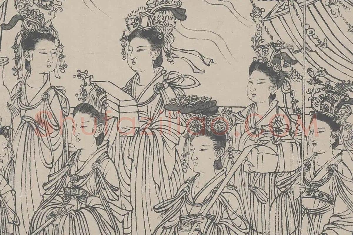 八十七神仙卷高清大图局部 (4)