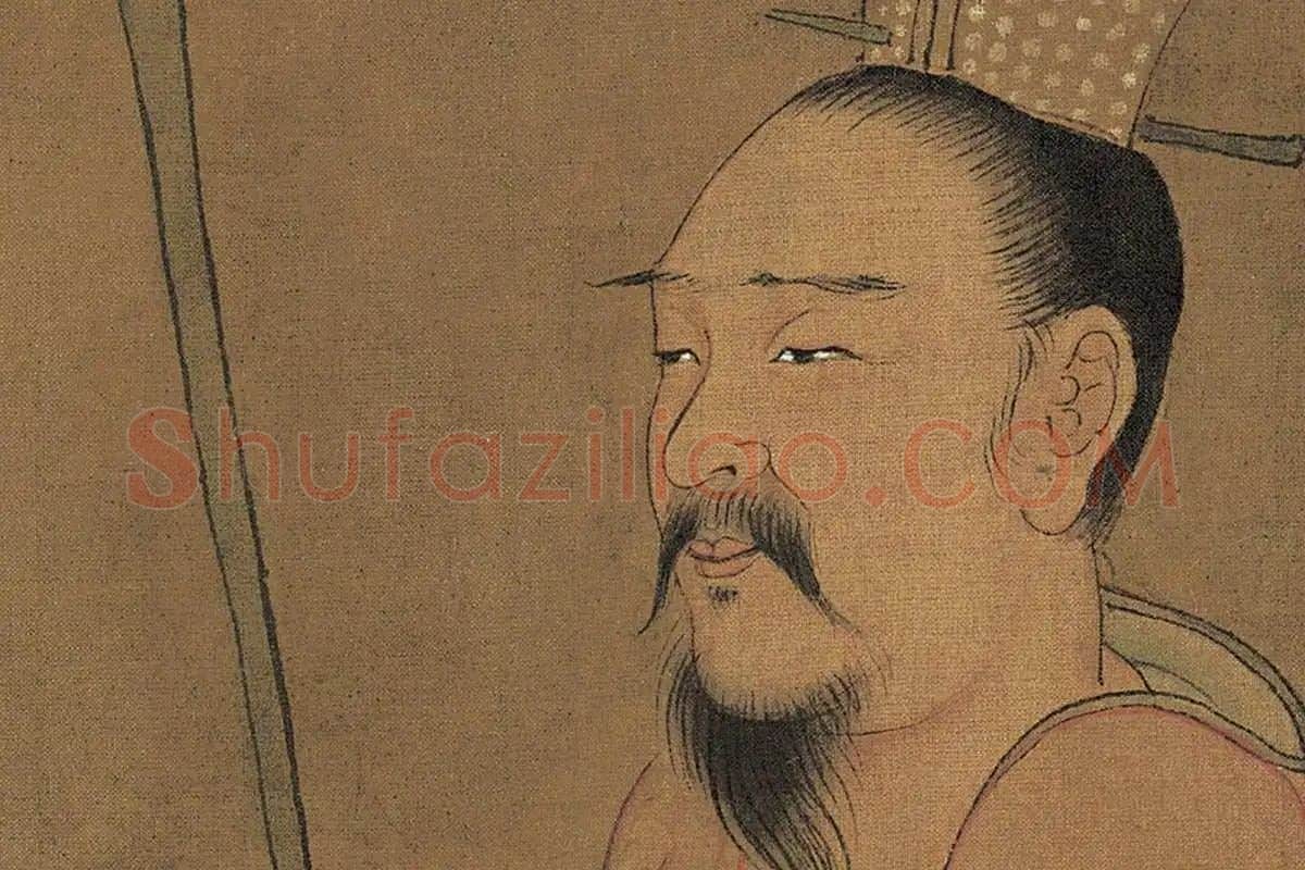 孙位《高逸图》高清大图局部细节 (7)