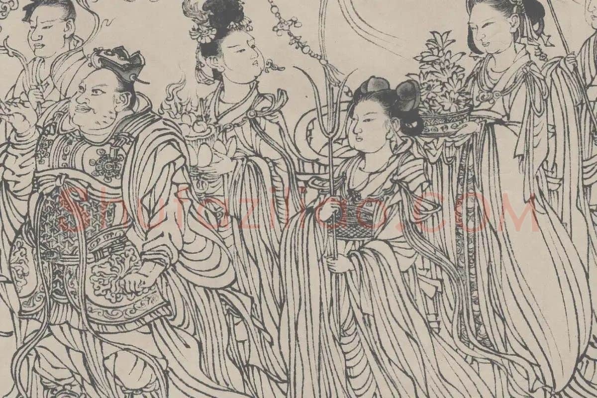八十七神仙卷高清大图局部 (13)