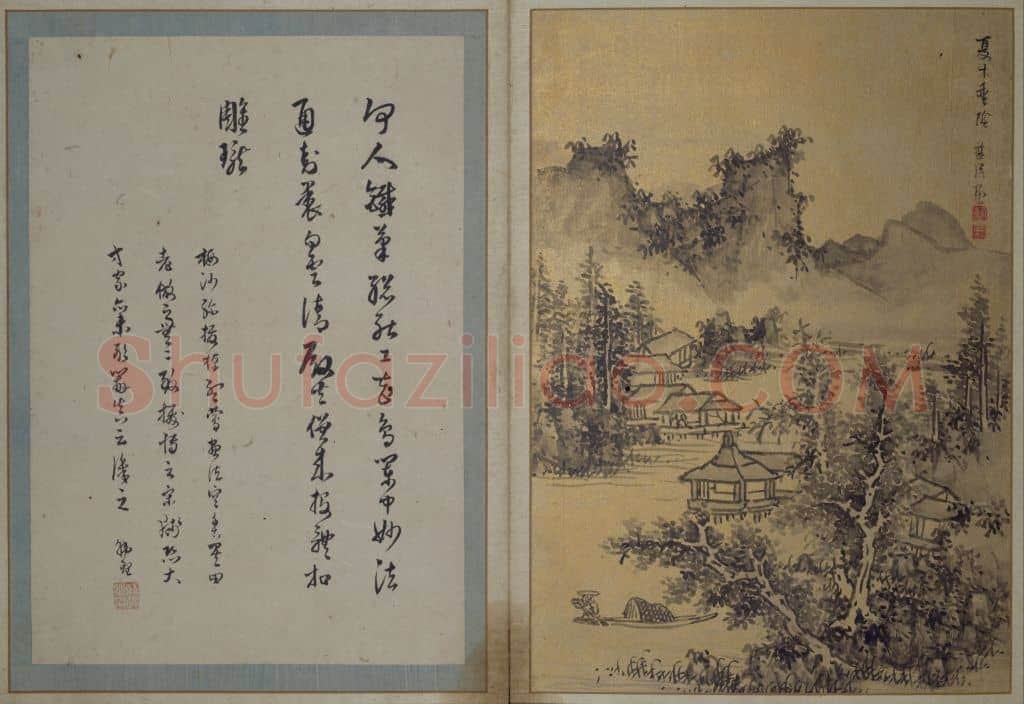 蓝瑛澄观图册 | 故宫绘画藏品