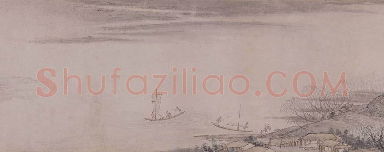 王概龙舟竞渡卷 | 故宫绘画藏品
