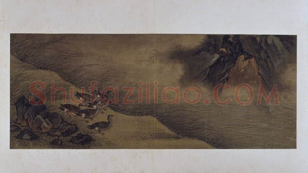 古琴曲《秋鸿》图谱册 | 故宫绘画藏品