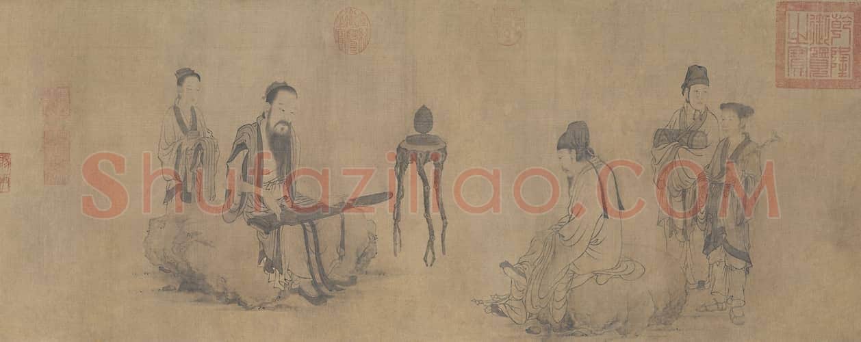 王振朋伯牙鼓琴图卷 | 故宫绘画藏品