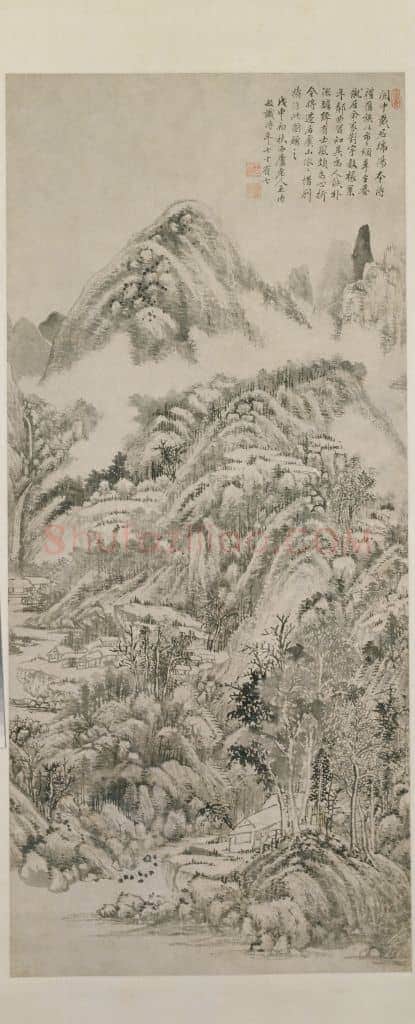 王时敏虞山惜别图轴 | 故宫绘画藏品