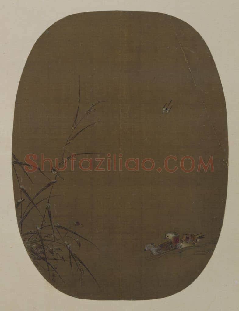 张茂双鸳鸯图页 | 故宫绘画藏品