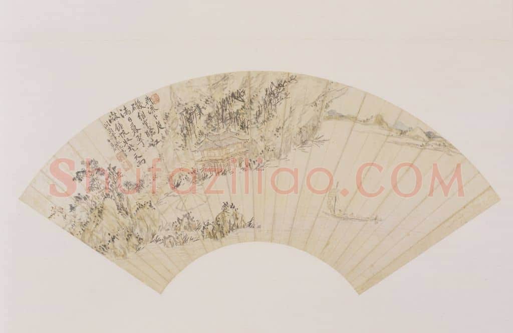 高翔山水图扇页 | 故宫绘画藏品