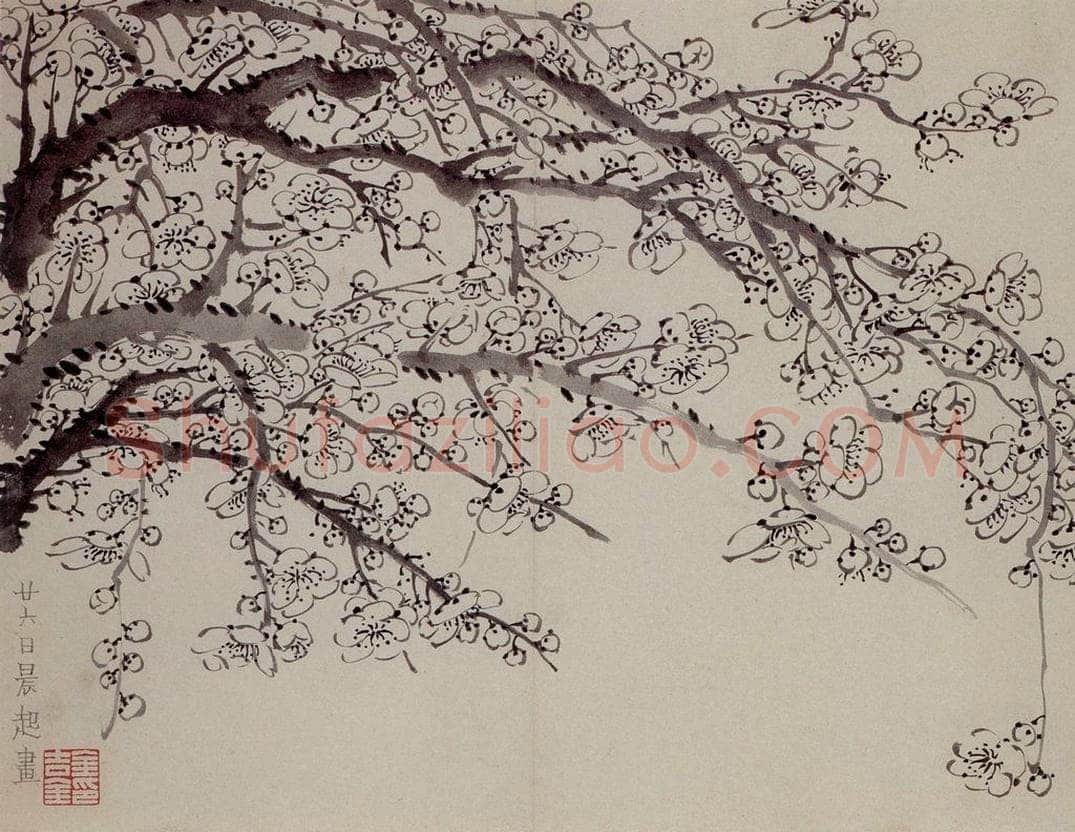 1757年 金农 《梅花册》 书画作品