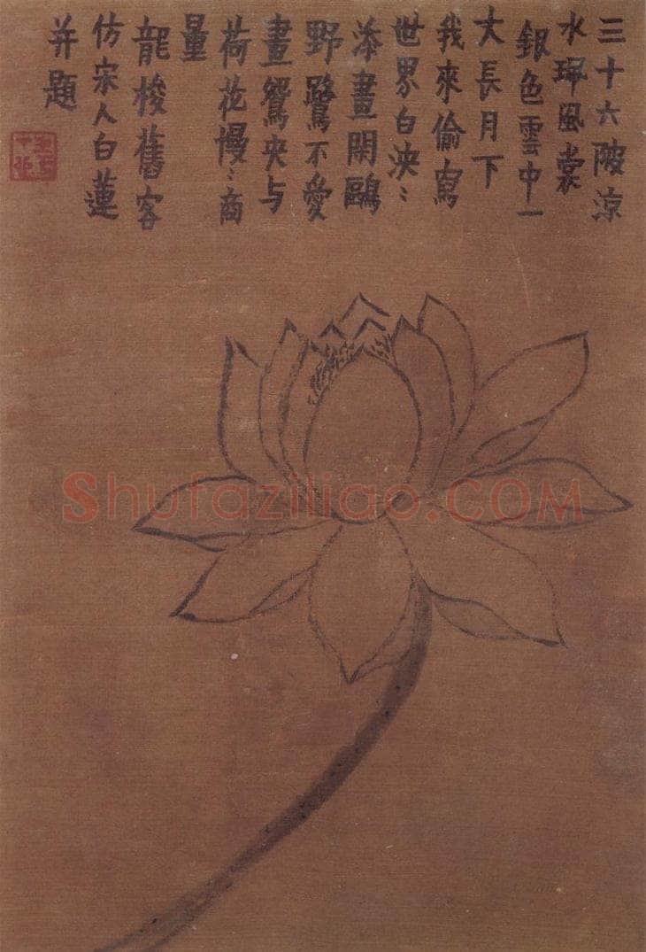 1758年 金农 《杂画册》 书画作品