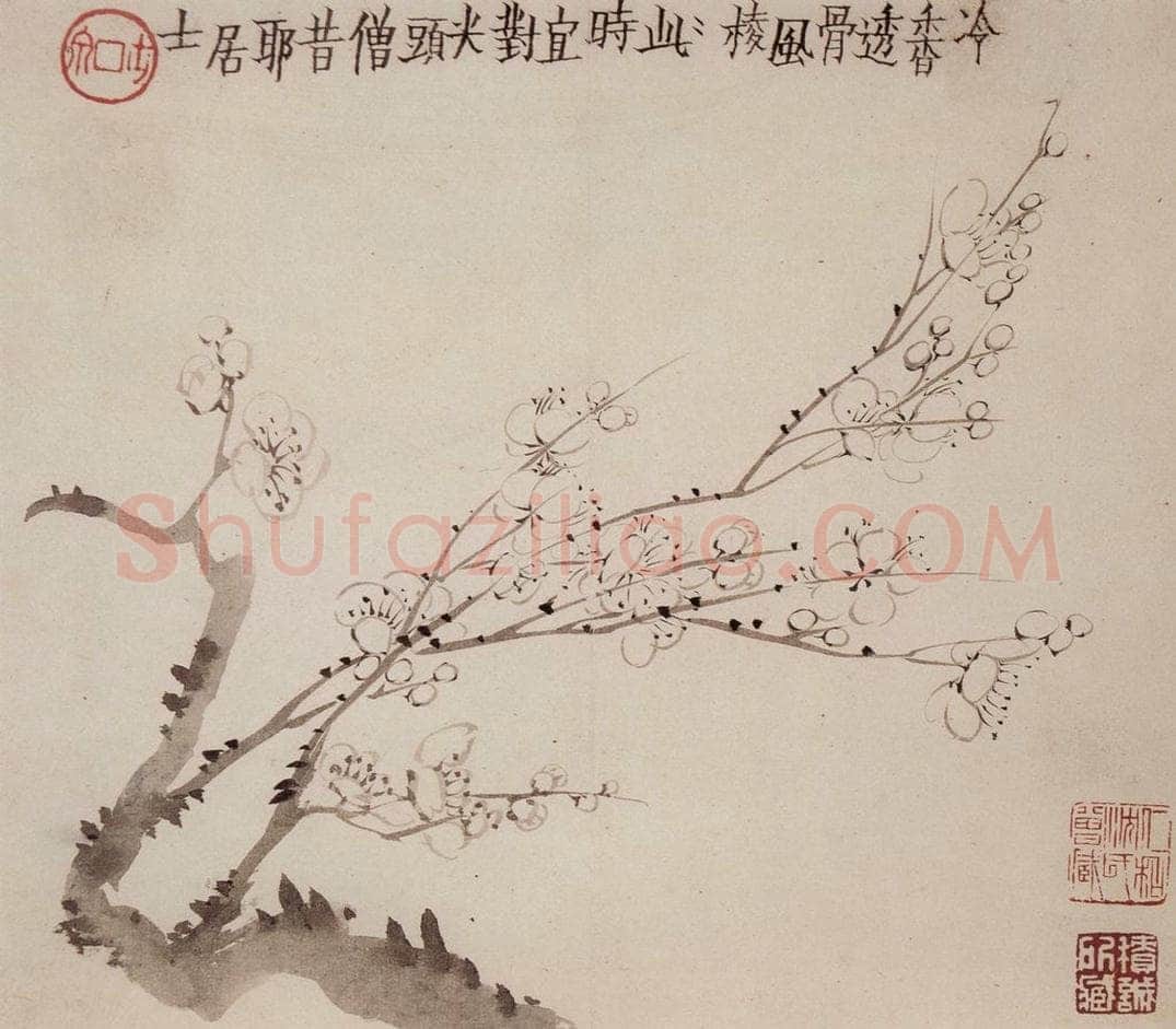 1754年 金农 《梅花册》 书画作品