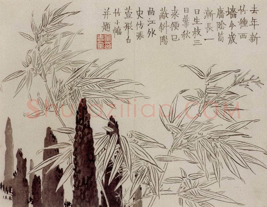 1754年 金农 《杂画册》 书画作品