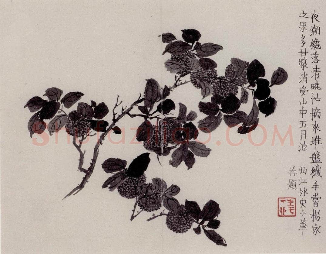 1754年 金农 《杂画册》 书画作品