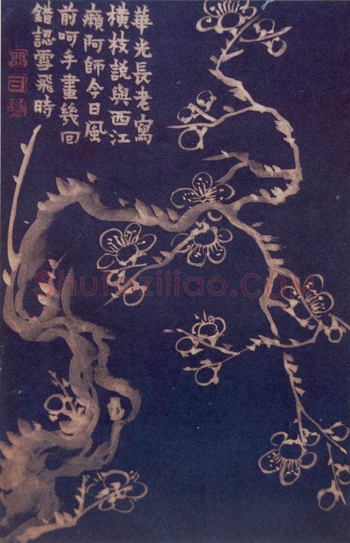1757年 金农 《梅花十二开》 书画作品