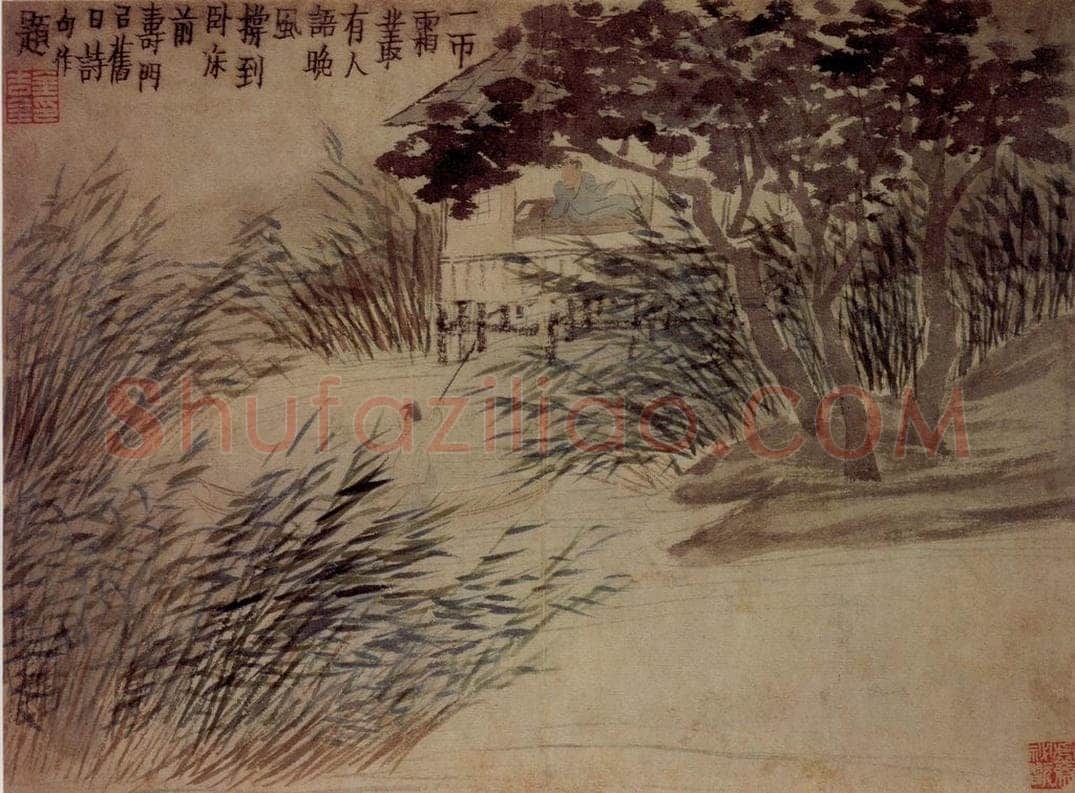 1759年 金农 《山水人物册》 书画作品