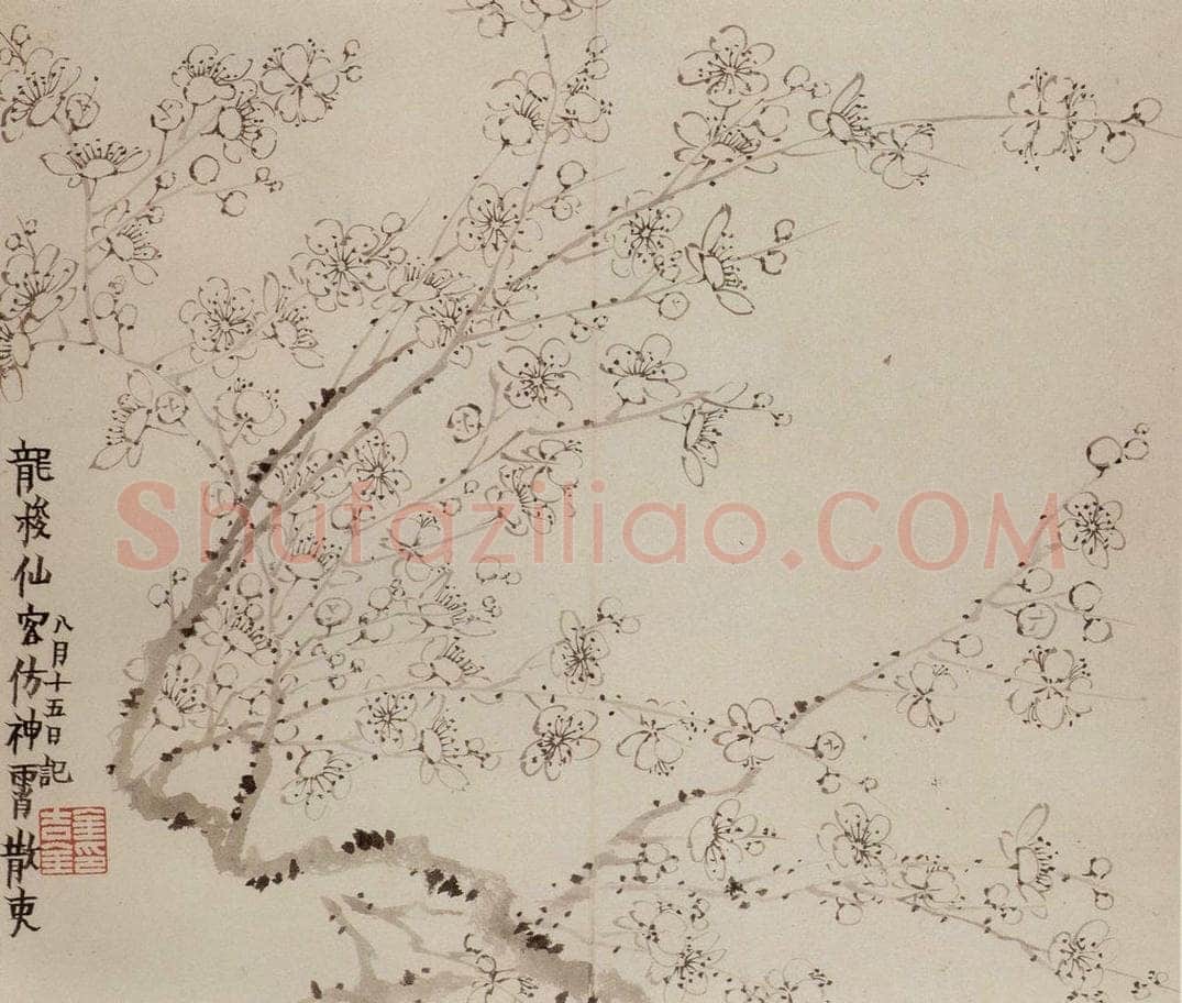 1760年 金农 《梅花册》 书画作品
