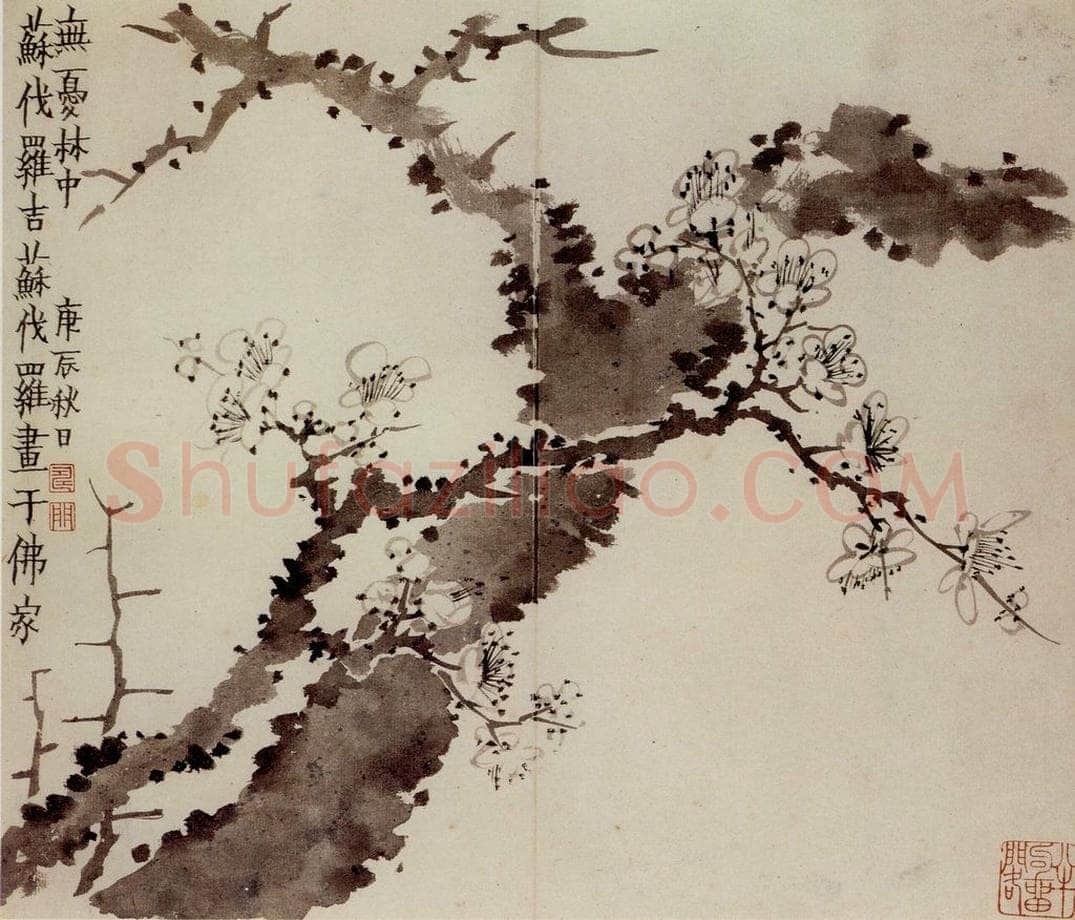 1760年 金农 《梅花册》 书画作品