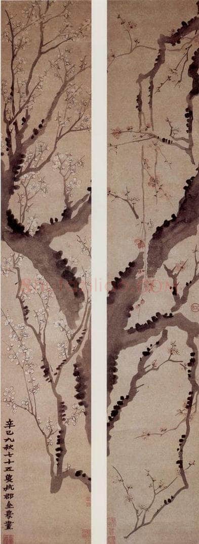 1761年 金农 《梅花图》 书画作品