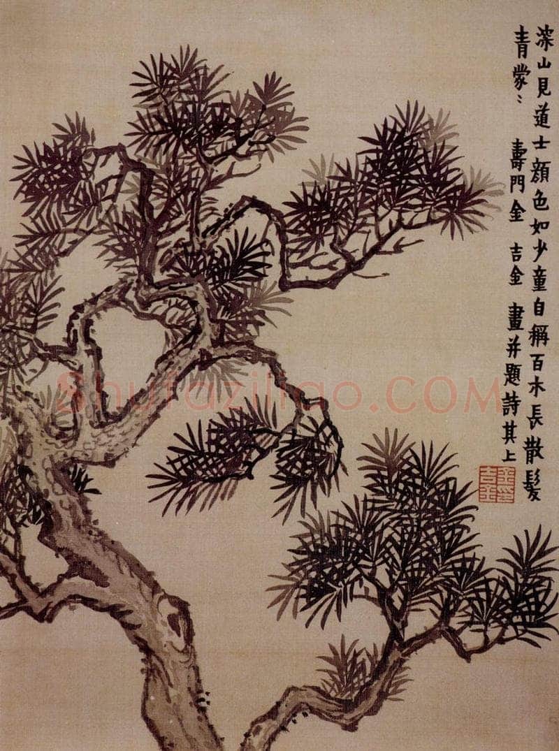年代不详 金农 《花卉册》 书画作品