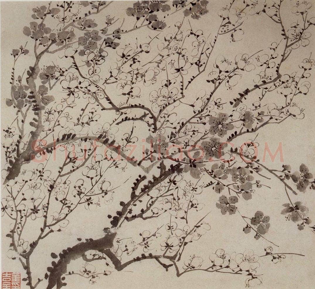 年代不详 金农 《梅花》 书画作品