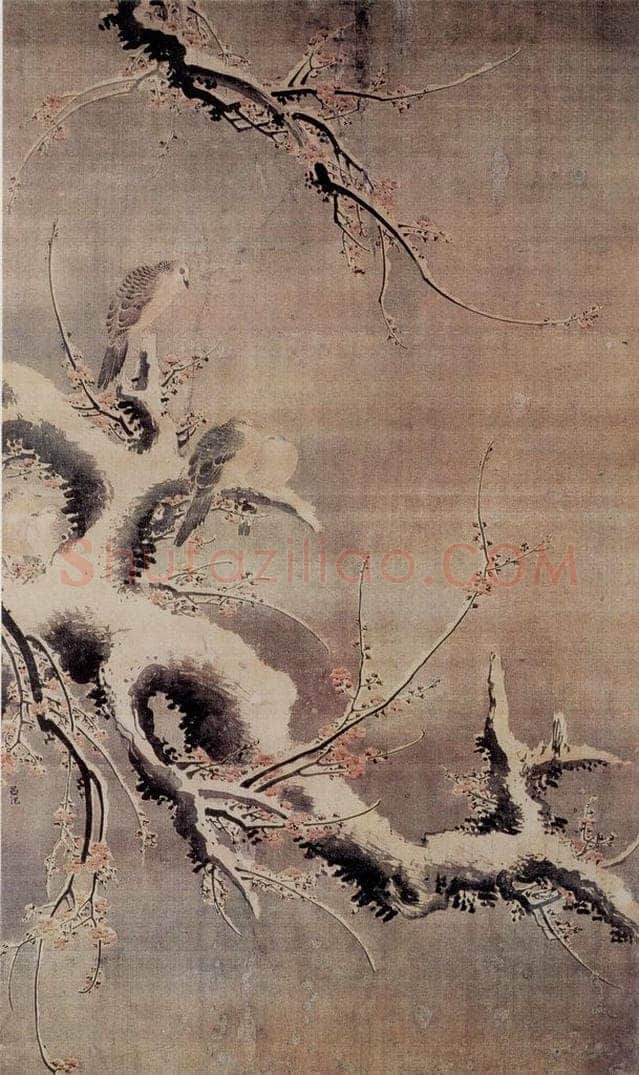 明 吕纪 花鸟图 书画作品