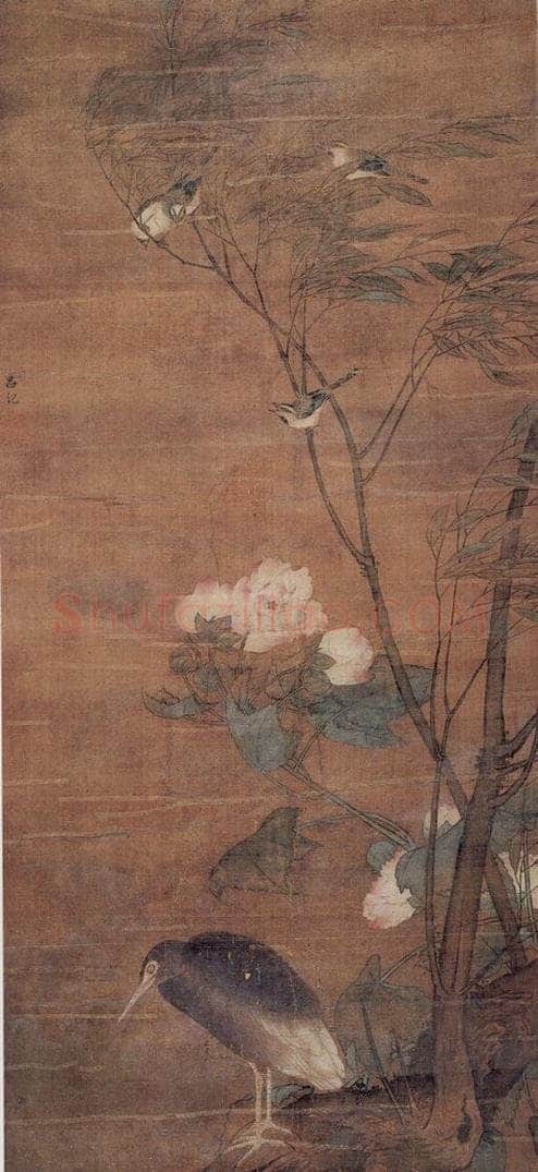 明 吕纪 花鸟图 书画作品