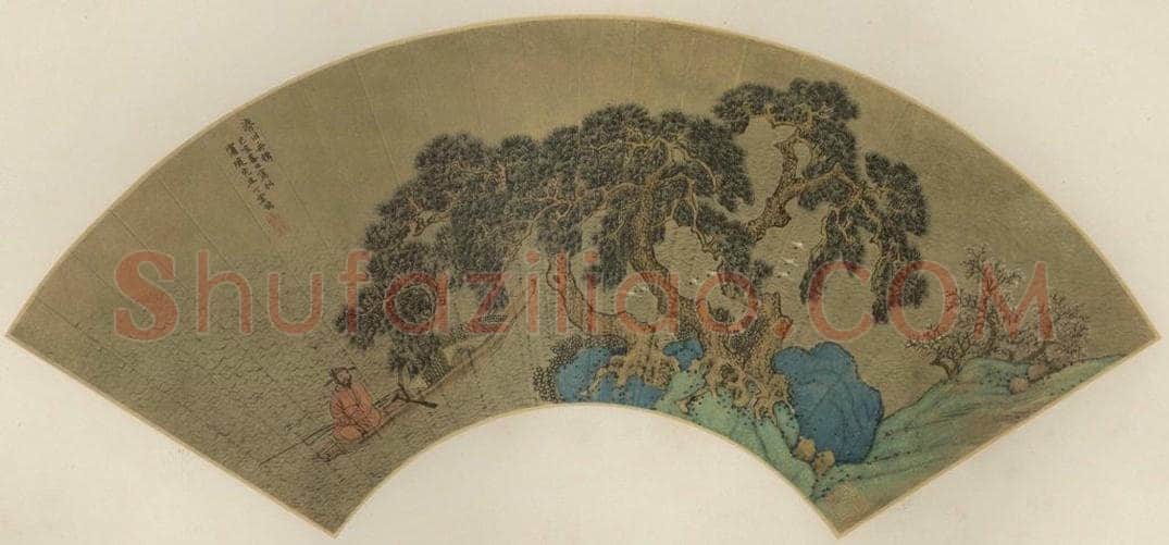 明 丁云鹏 《济川舟楫》 书画作品