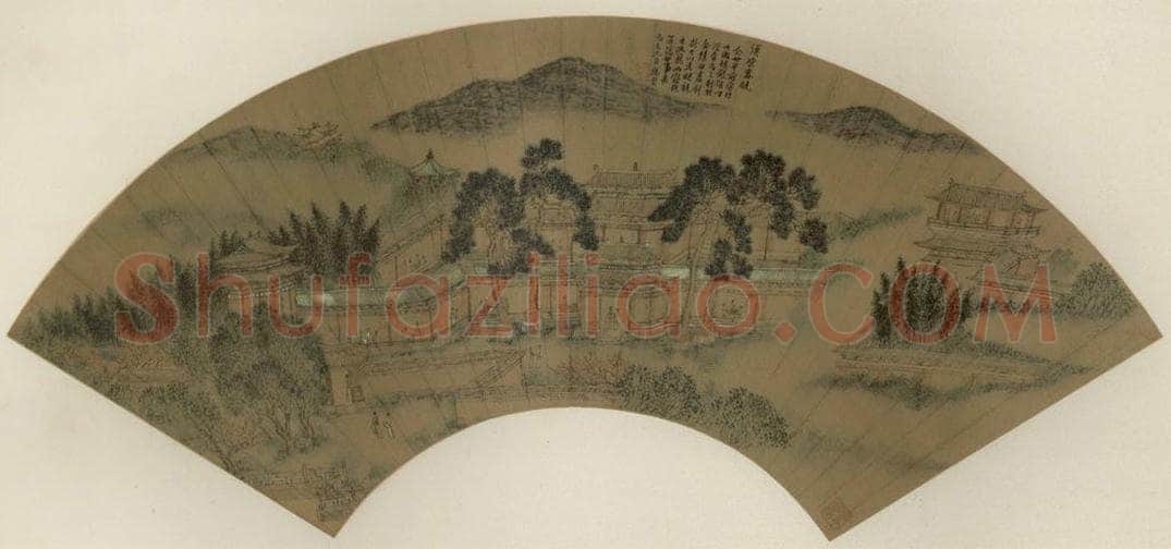 明 宋懋晋 《汉宫春晓》 书画作品