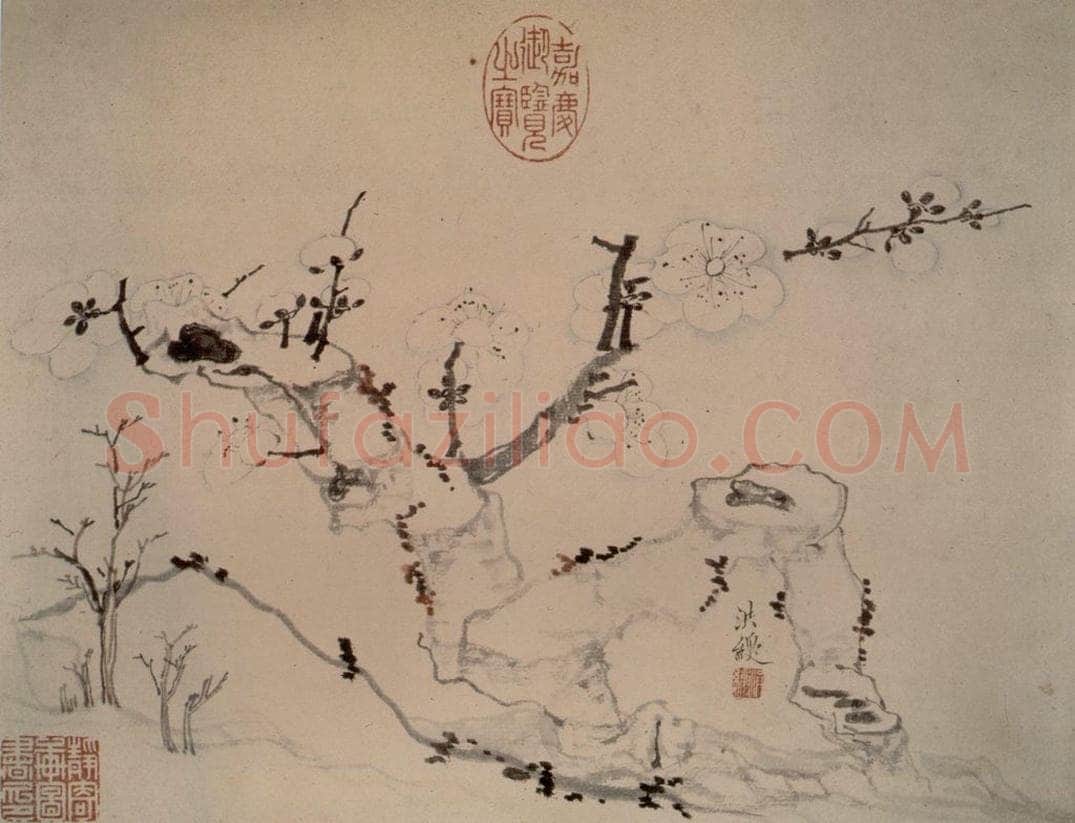1645年 陈洪绶 《杂画册》 书画作品