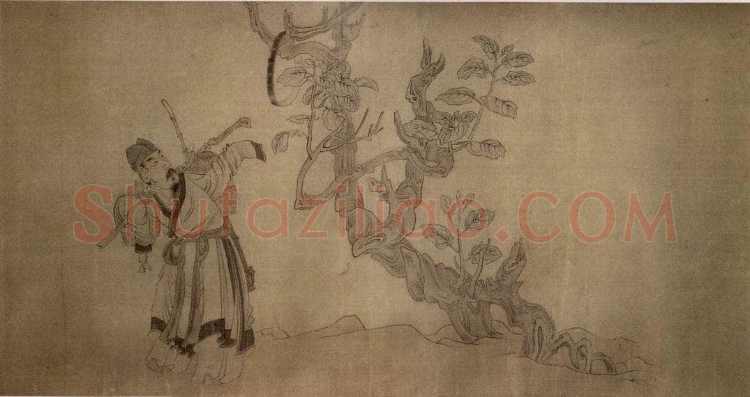 1647 陈洪绶 《史实人物图卷》 书画作品
