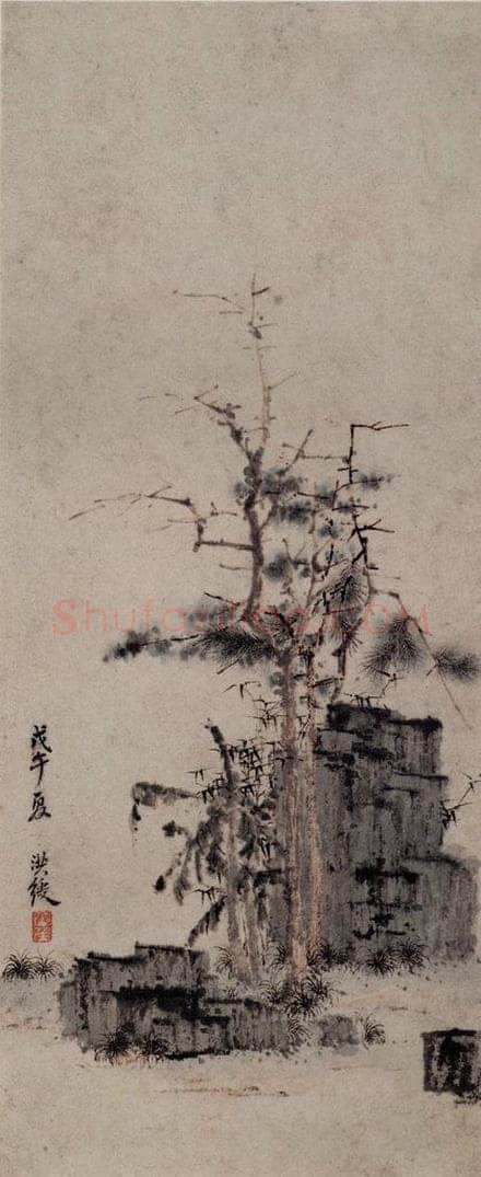 1618年 陈洪绶 《早年画册》 书画作品
