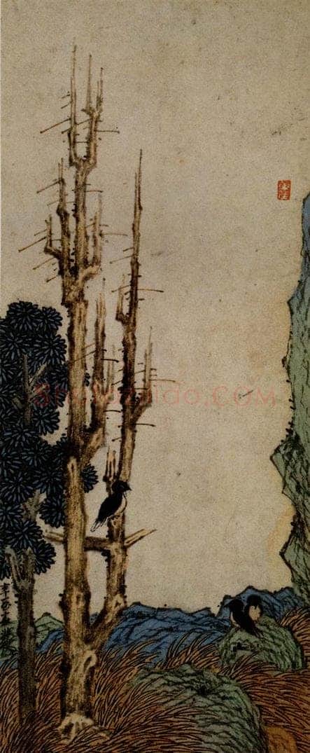 1621年 陈洪绶 《早年画册》 书画作品