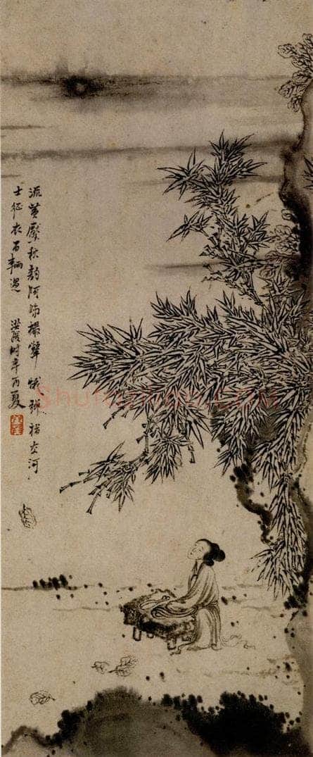 1621年 陈洪绶 《早年画册》 书画作品