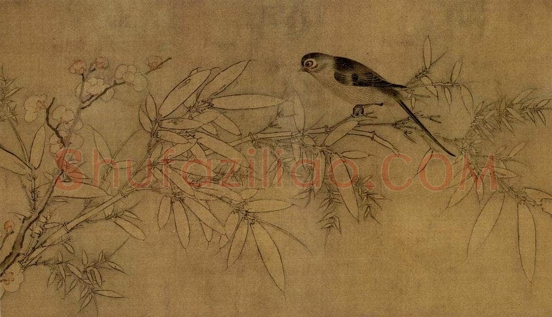 1651 陈洪绶 《春风蛱蝶图卷》 书画作品