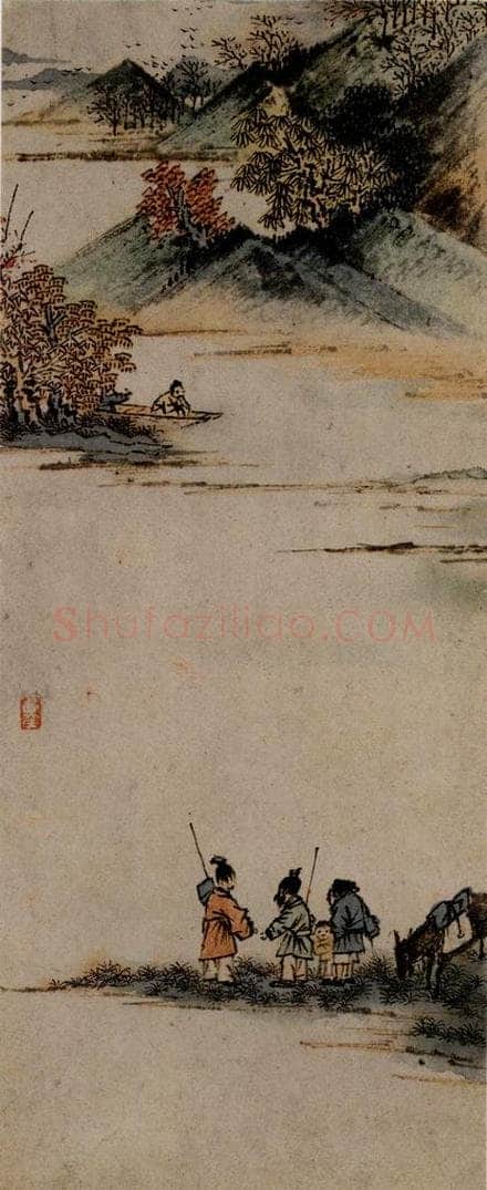 1621年 陈洪绶 《早年画册》 书画作品