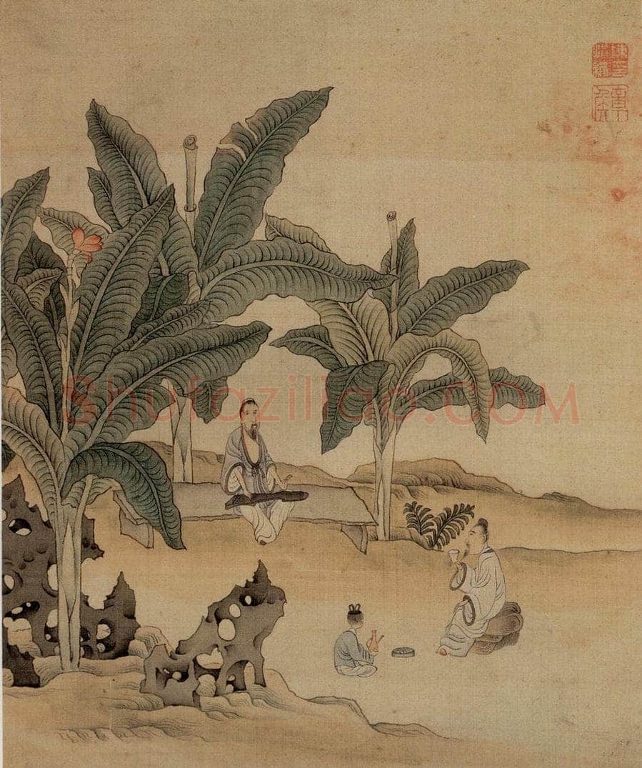 1651 陈洪绶 《杂画册》 书画作品