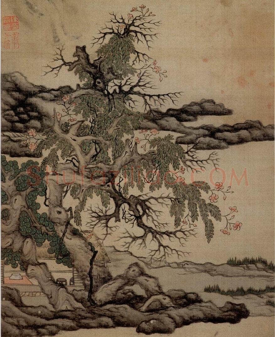 1651 陈洪绶 《杂画册》 书画作品
