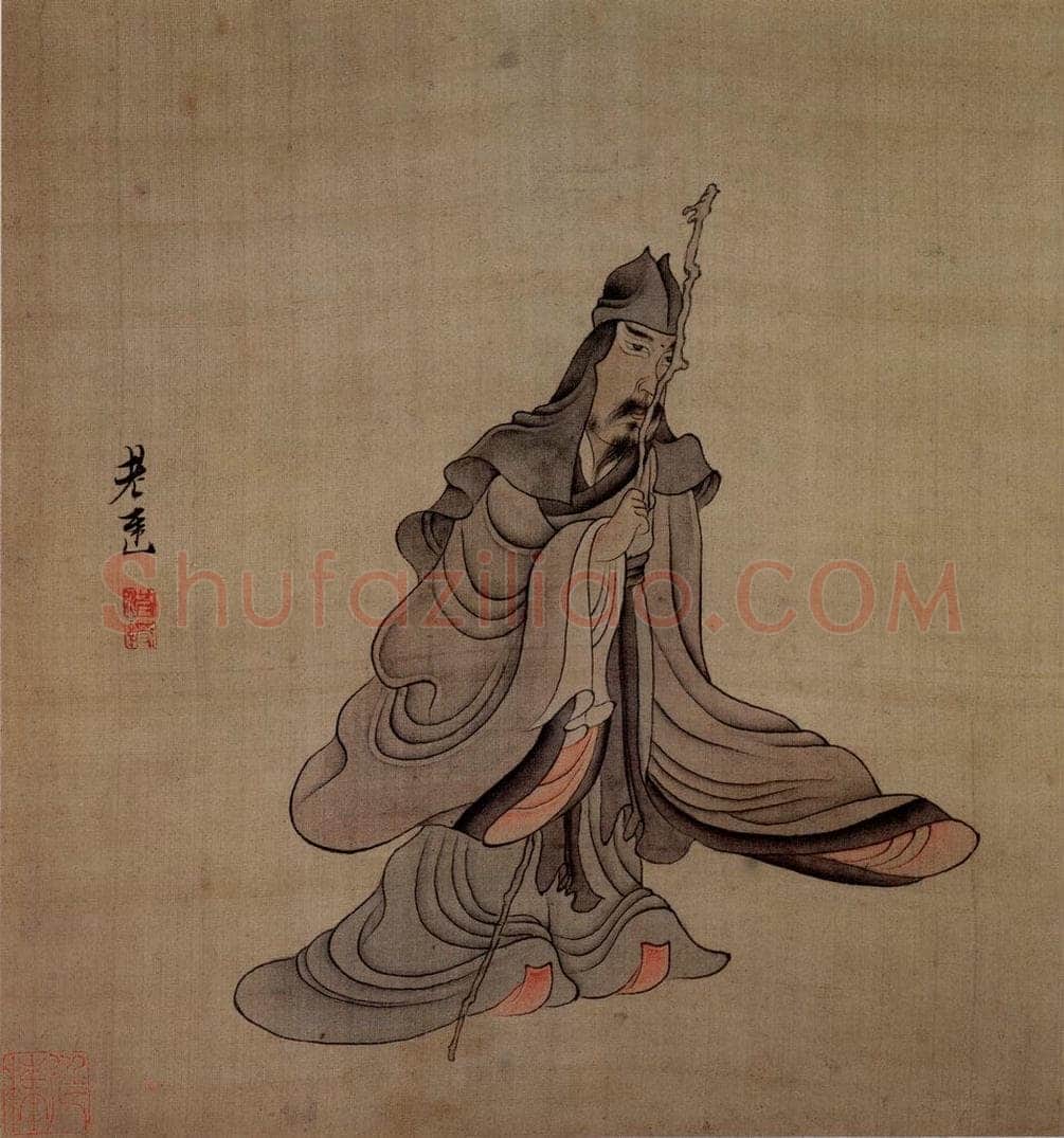 1651 陈洪绶 《模古图》 书画作品