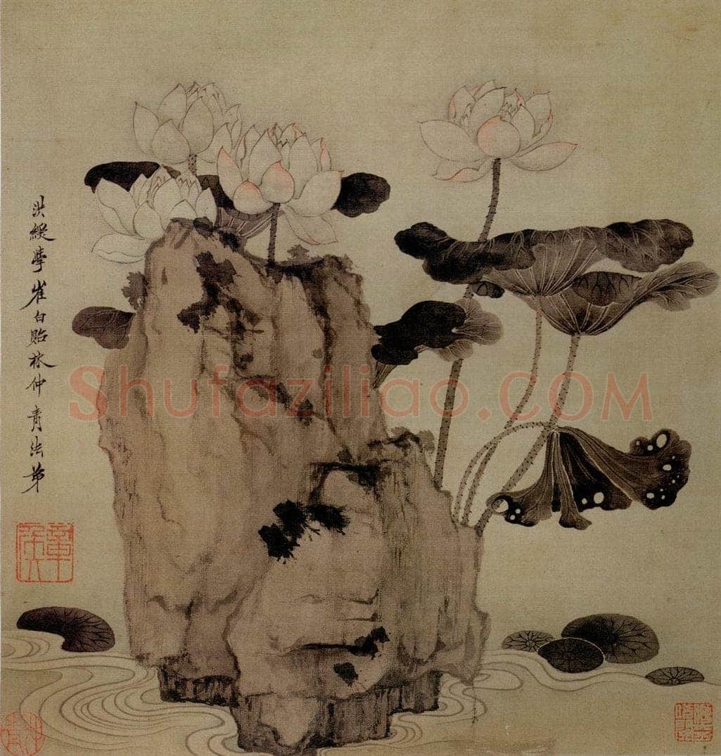 1651 陈洪绶 《模古图》 书画作品