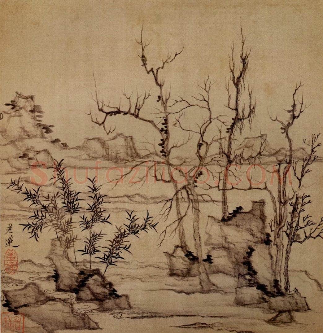1651 陈洪绶 《模古图》 书画作品