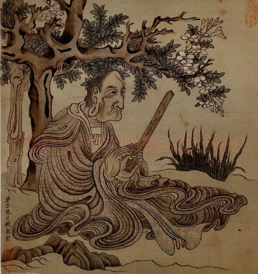 1651 陈洪绶 《模古图》 书画作品