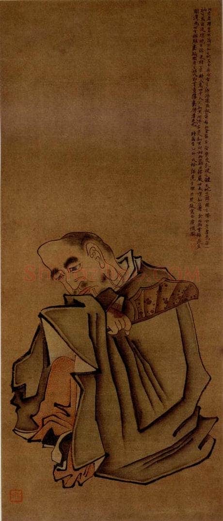 1615年 陈洪绶 《无极长生图轴》 书画作品