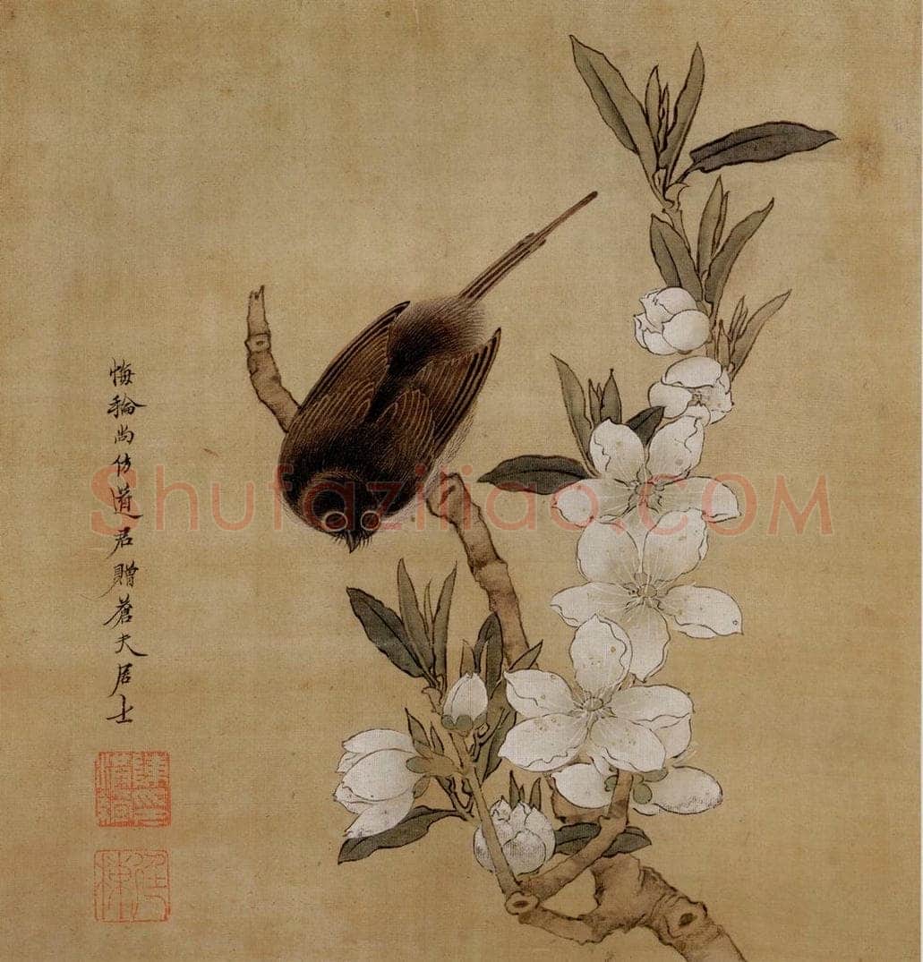 1651 陈洪绶 《模古图》 书画作品