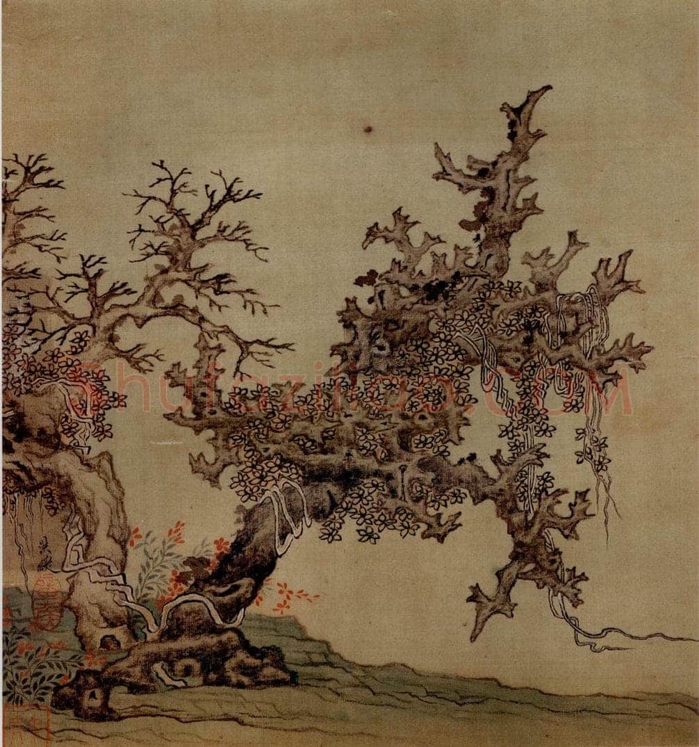 1651 陈洪绶 《模古图》 书画作品