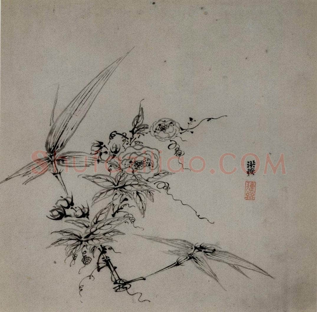 1619年 陈洪绶 《模古图》 书画作品