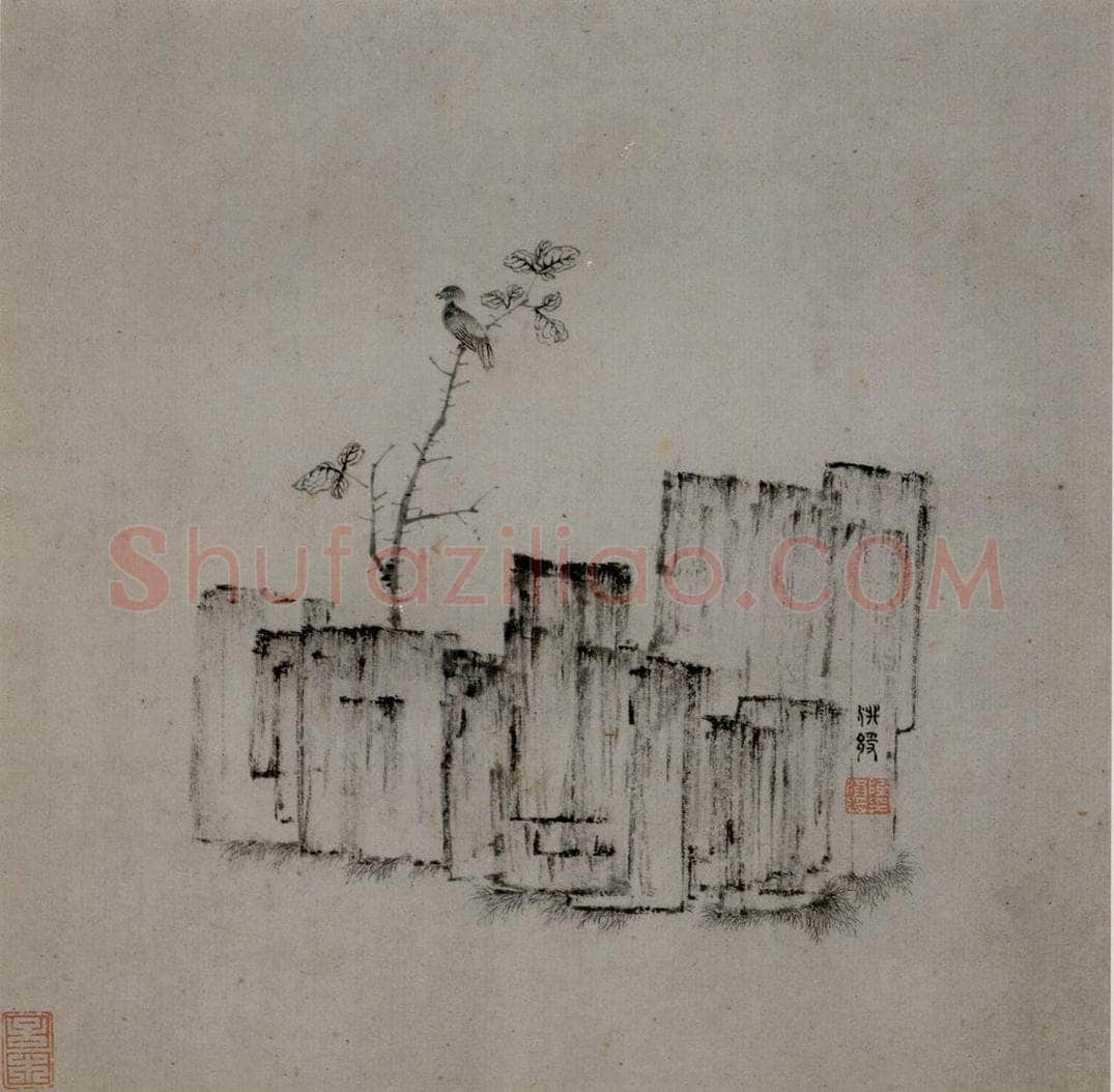 1619年 陈洪绶 《模古图》 书画作品